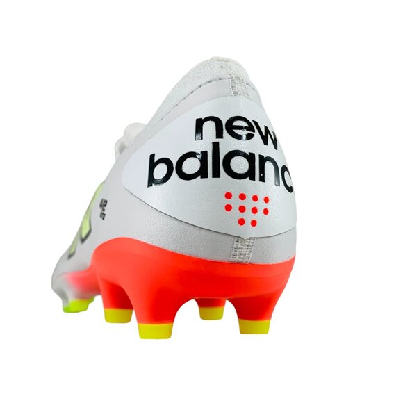 New Balance 442 Elite FG v2 White Men\'s Wide 2E Soccer Cleats MS41FEB2 main image 4